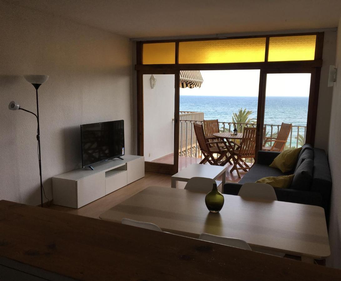 Apartamento Con Vistas Al Mar. Primera Linea De Playa. Aguadulce  Eksteriør billede